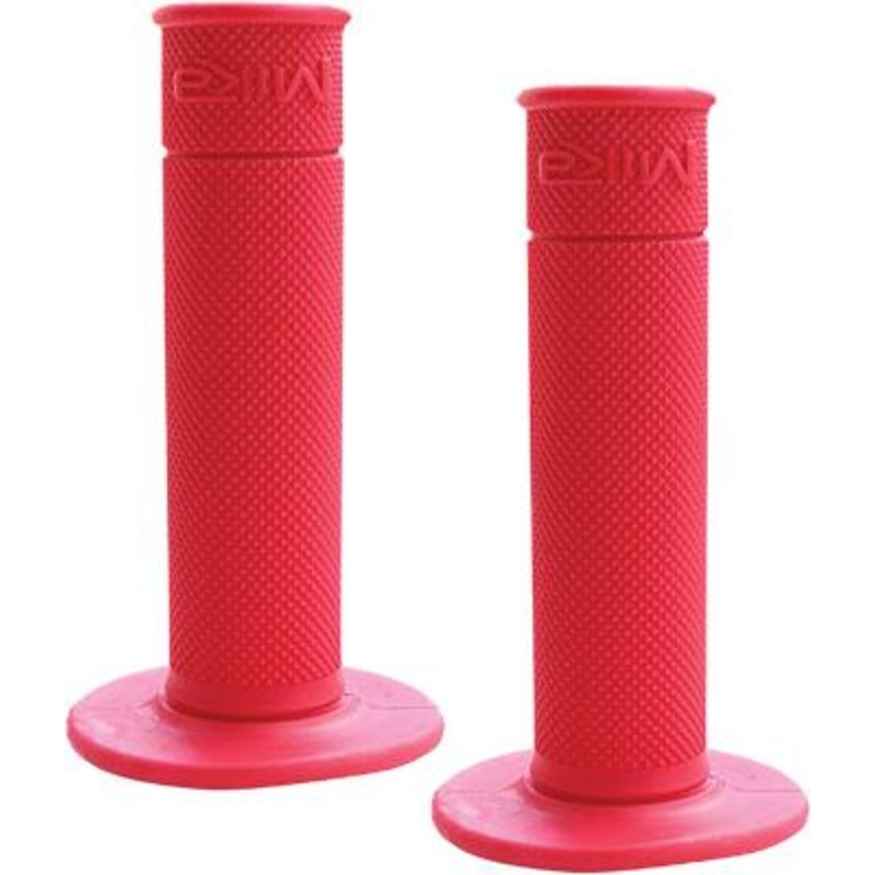 Mika Metals Motorcycle Grips – Red GRIPS-RED