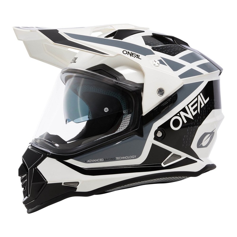 ONEAL 2026 SIERRA II R HELMET – GLOSS WHITE/BLACK/GREY S