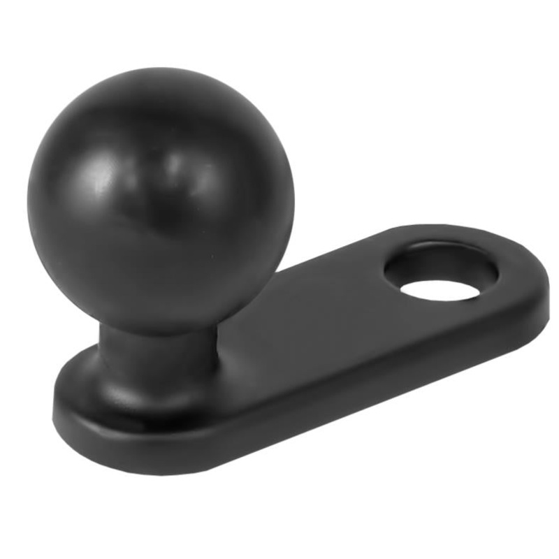 RAM Mounts RAM 2.25in. x 0.87in. Motorcycle Base with 11mm Hole and 1in. Ball RAM-B-252U