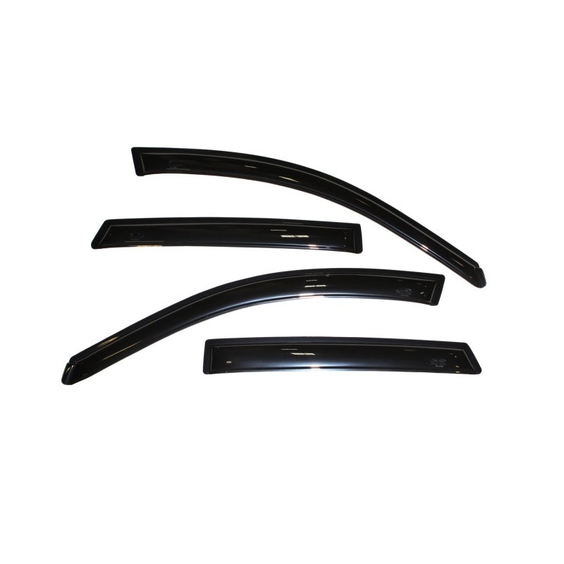 AVS 03-08 Pontiac Vibe Ventvisor Outside Mount Window Deflectors 4pc – Smoke