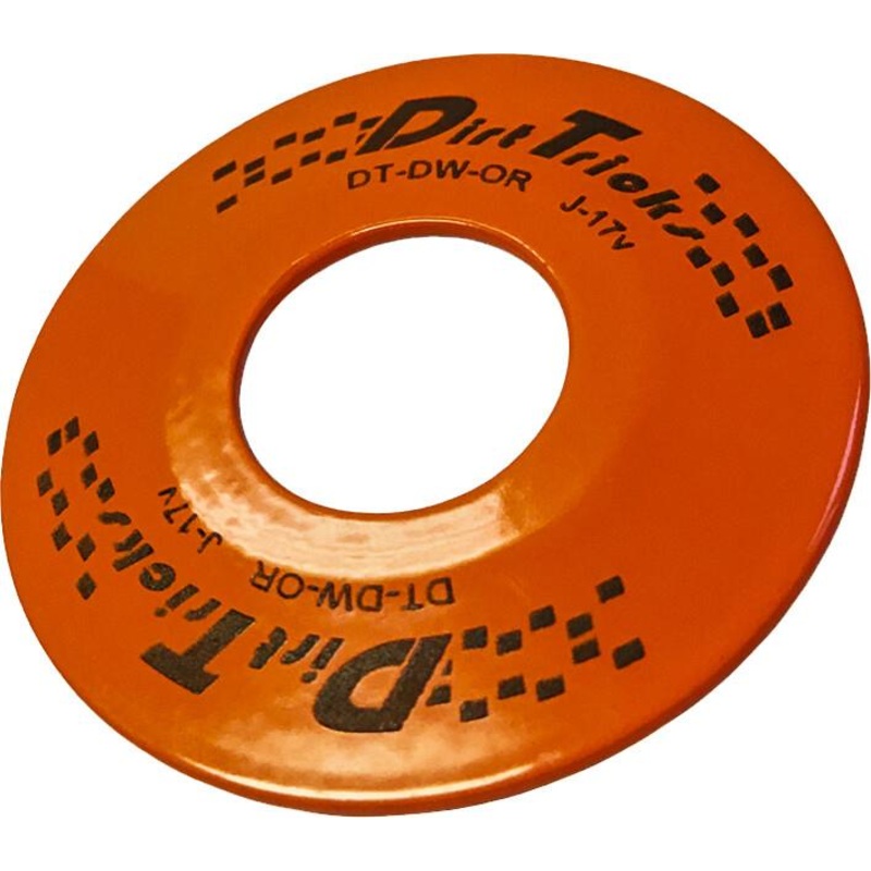 Dirt Tricks Counter Shaft Dome Washers – Orange DT-DW-OR