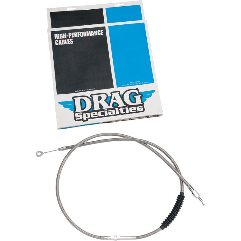 Drag Specialties Alternative Length Braided High Efficiency Clutch Cable – 72 11/16in. 5321004HE