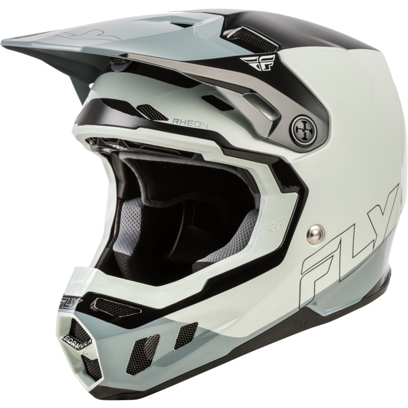 Fly Racing 73-4352XS Formula Cc Glide Helmet Grey/Light Grey/Black Xs