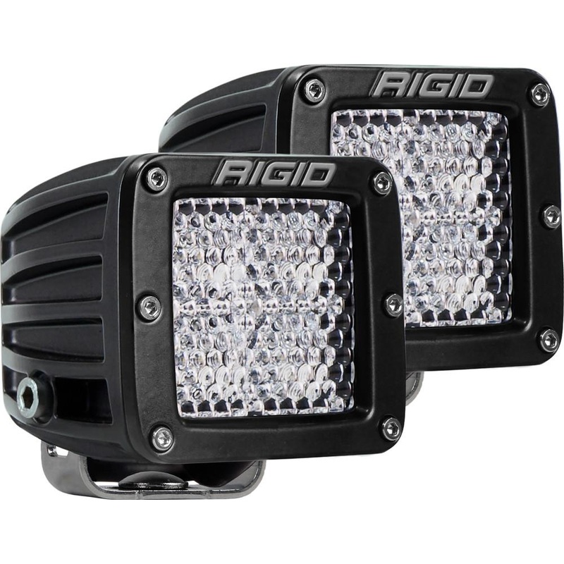 RIGID Industries D-Series Pro Pod Lights – Standard Mount – Diffused Pattern 202513