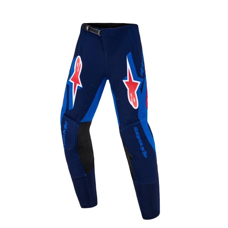ALPINESTARS 2026 YOUTH SUPERTECH VISTA PANTS – DARK NAVY HOT CORAL COBALT 22