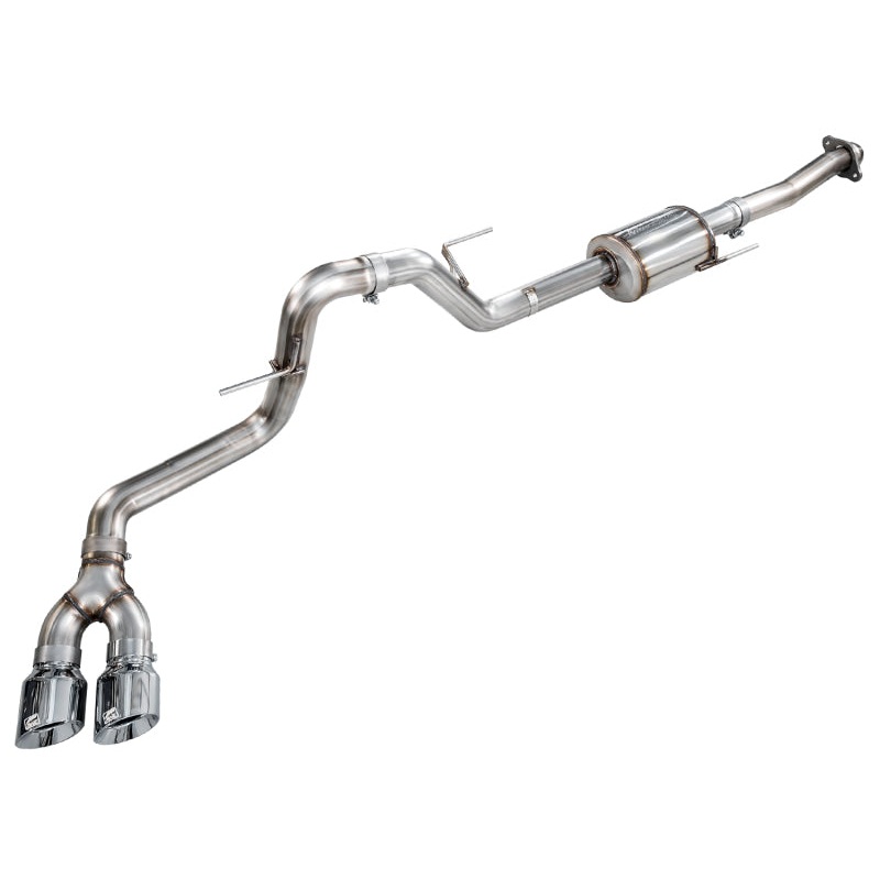 AWE 21-25 Ford F150 (14th Gen Reg Cab) Cat-Back Exhaust – 4.5in Dual Side Exit Chrome Tips
