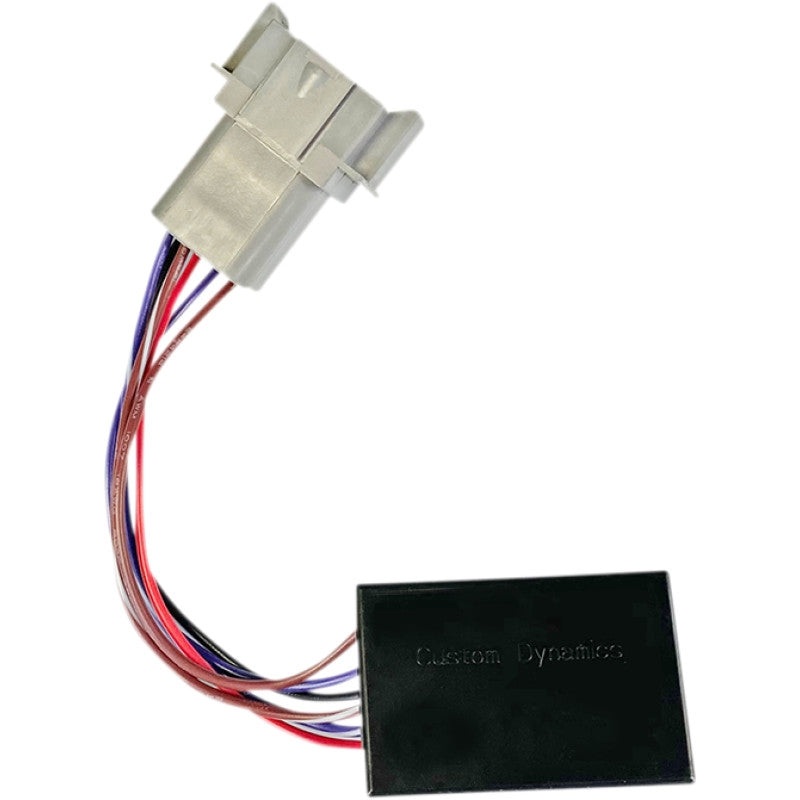 Custom Dynamics Auto-Cancel Turn Signal Module with Installed 8 Position Male Connector CD-ATC-1