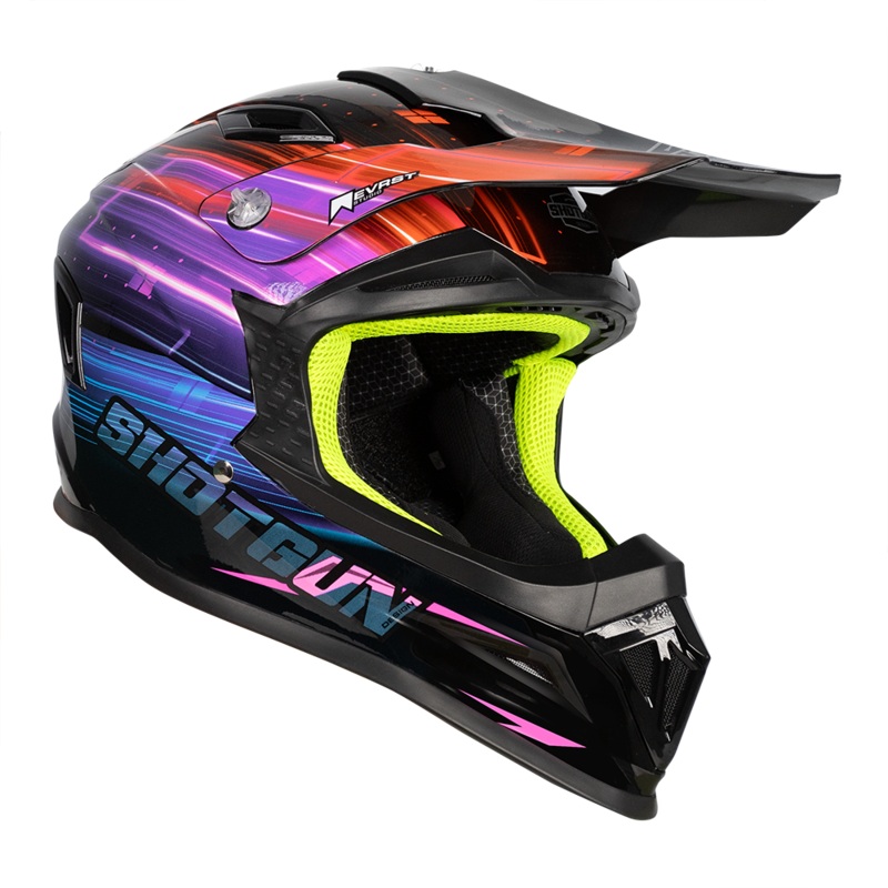 RXT SG1 ULTRA+ BLUR HELMET – BLACK/PINK XS