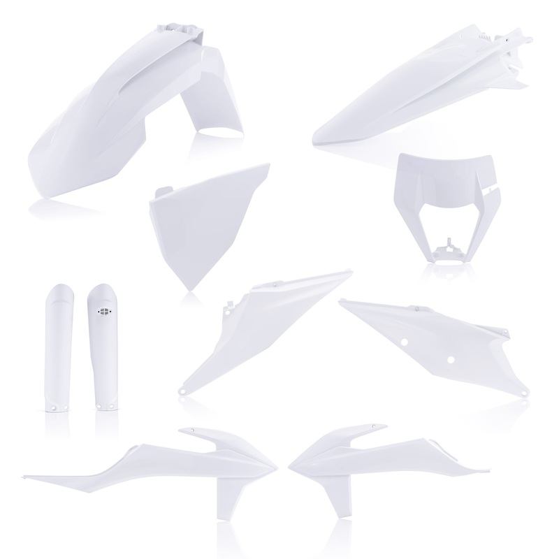 Acerbis Full Plastic Kit – White 20 2791546811