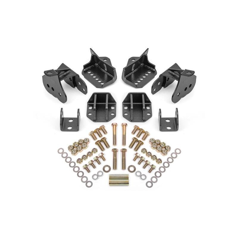 BMR 64-72 GM A-Body Rear Coilover Conversion Kit – Black Hammertone