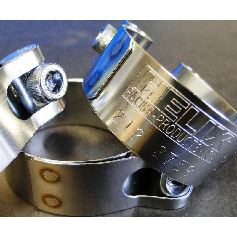 Helix Racing Products Stainless Exhaust Clamp – 2.19-2.37in. 212-2767