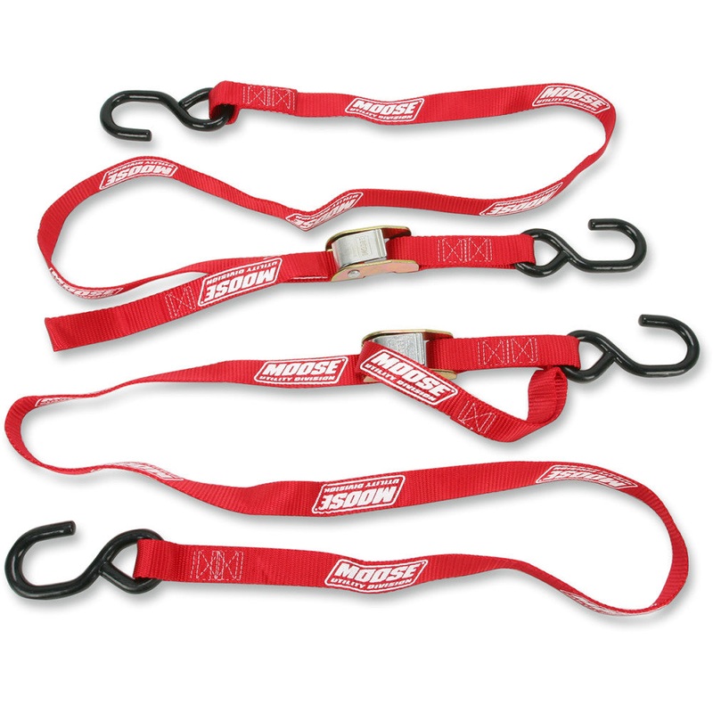 Moose Utility Heavy-Duty Tie-Down – 1in. – Red 3920-0295