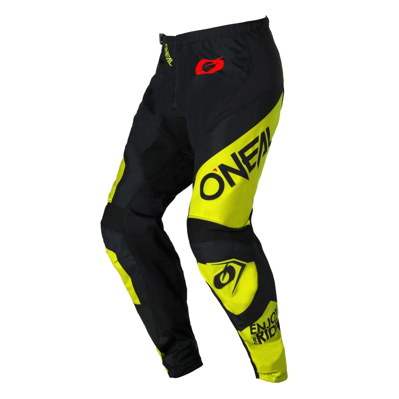 ONEAL 2026 ELEMENT RACEWEAR PANTS – BLACK/NEON YELLOW 28