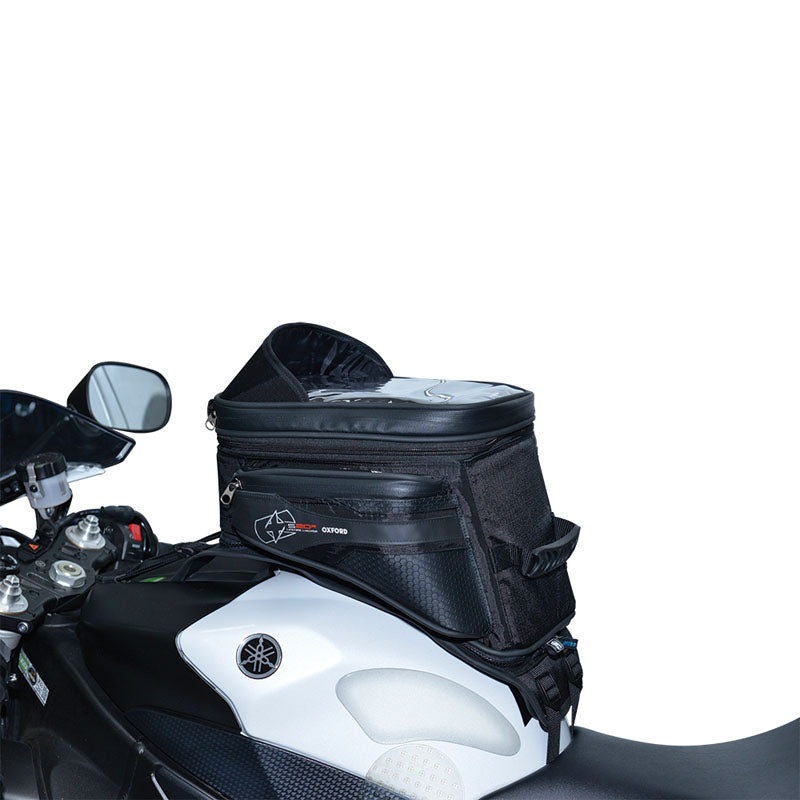 Oxford Tank Bag Strap-On S20R – Black