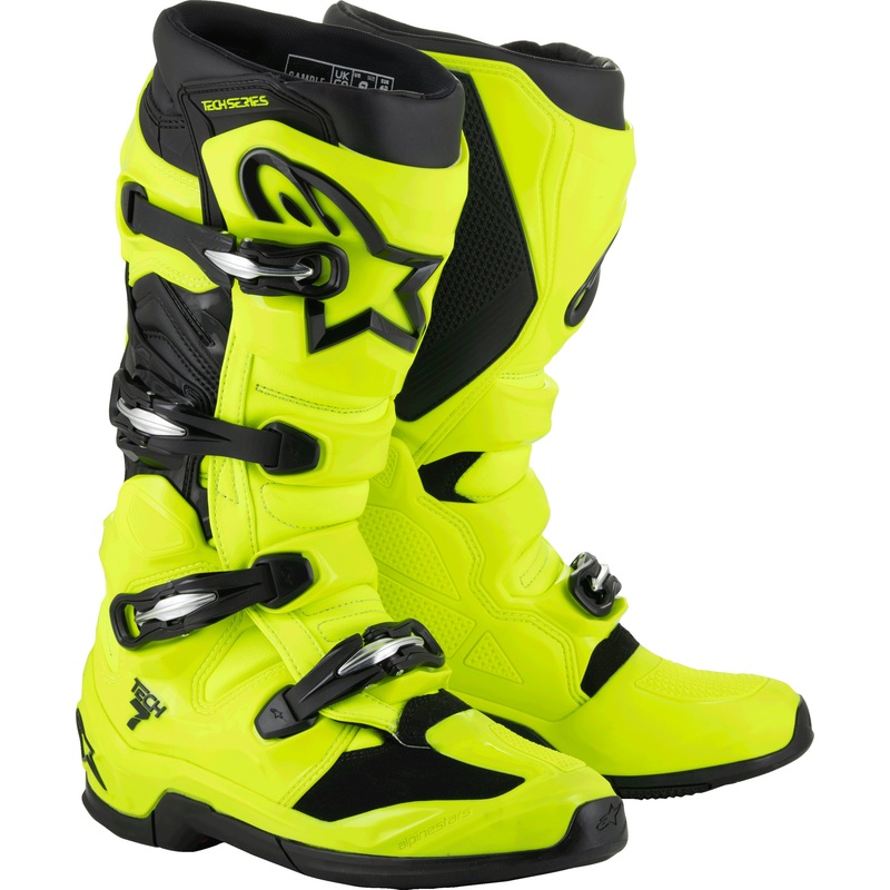 alpine star 482-0004611 Tech 7 Boots Yellow Fluo/Black 11