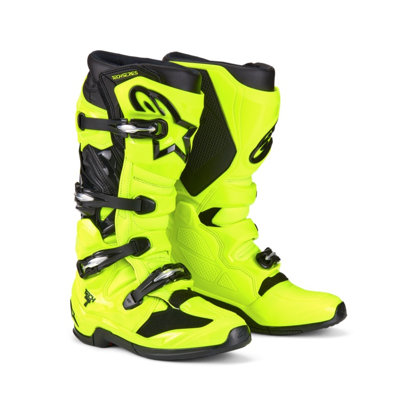 ALPINESTARS TECH 7 BOOTS – FLURO YELLOW/BLACK 6