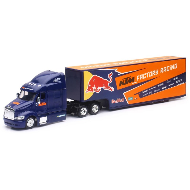 New Ray Toys 1:43 Scale Red Bull KTM Factory Racing Team Truck 2017 15973