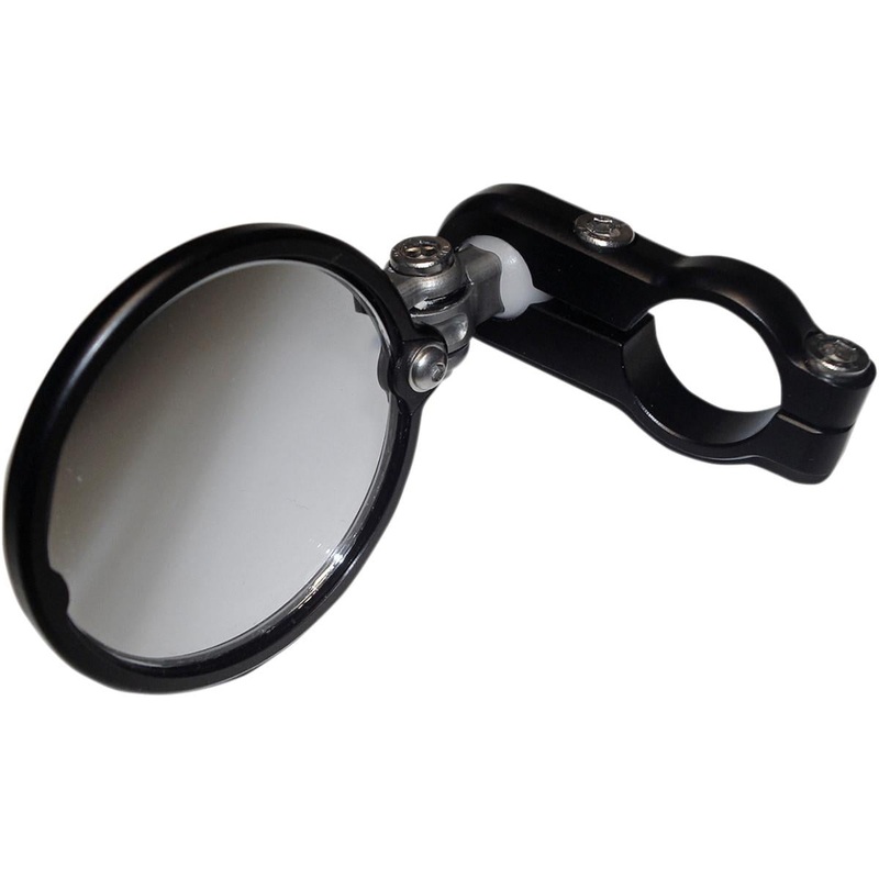 CRG Blindsight LS (Lane Splitter) Left Side Bar End Mirror – Black BSLS-100