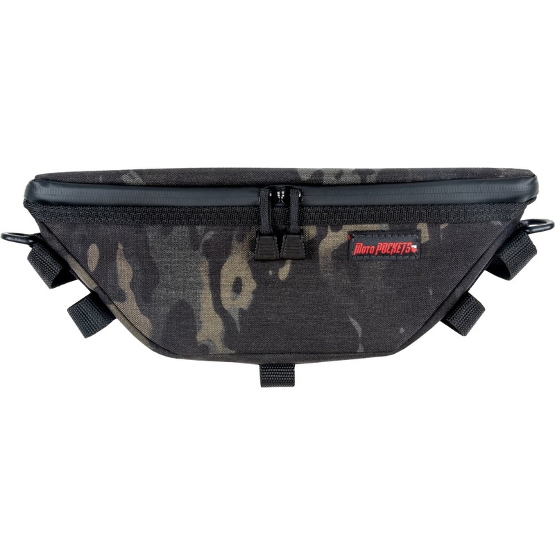 MotoPOCKETS Handlebar Adventure Bag – Lg – Black Camo 10015BLKCAMO