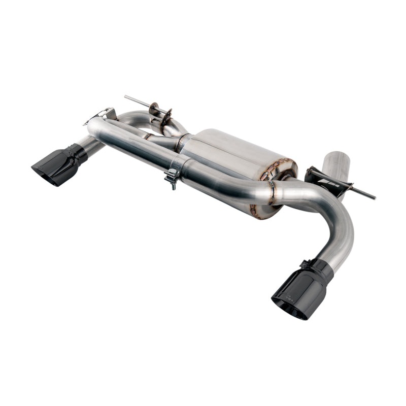 AWE Tuning BMW F3X 340i Touring Edition Axle-Back Exhaust – Diamond Black Tips (102mm)