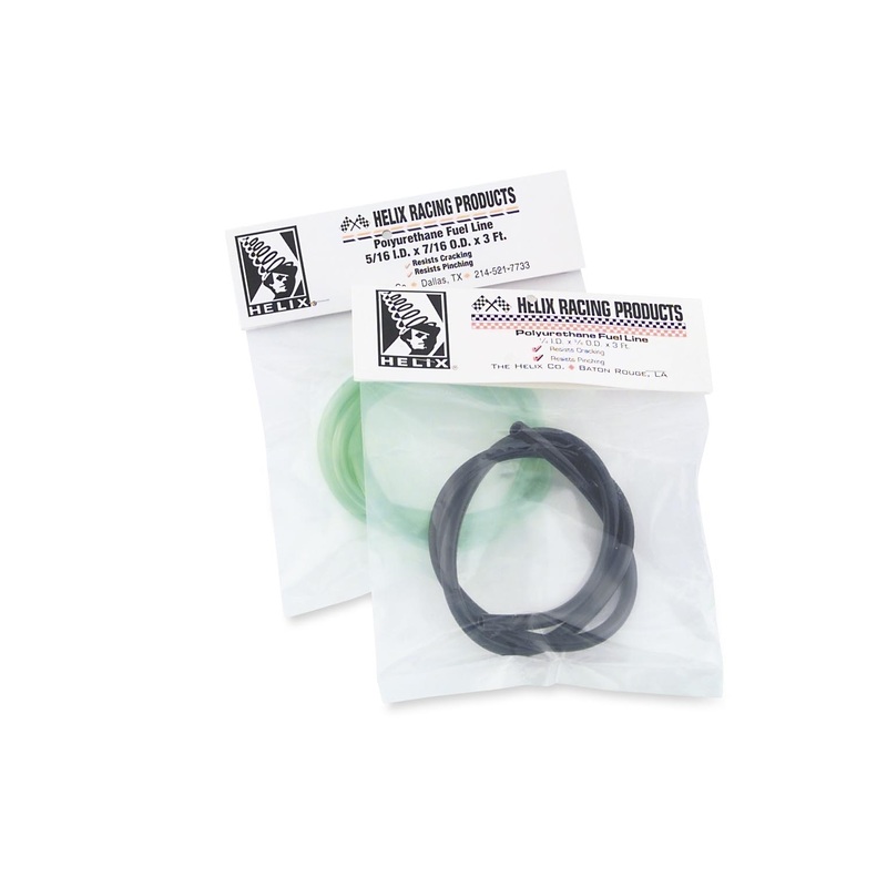Helix Racing Products Colored Fuel Line – 1/4in. x 3/8in. – 25ft. – Transparent Black 140-3814