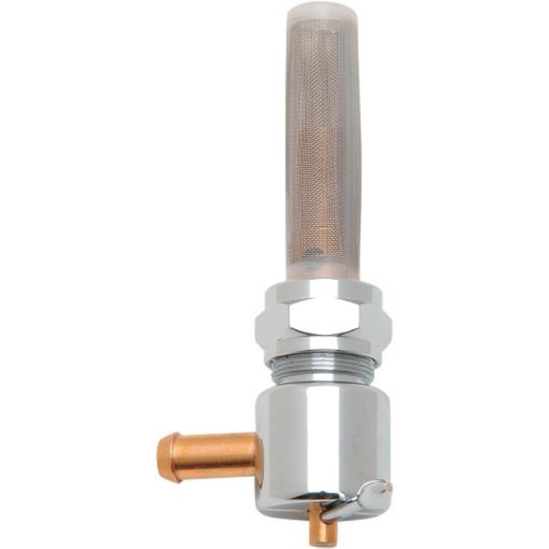 Drag Specialties Fuel Petcock – 22mm – Inward Facing – Chrome 03-0074R