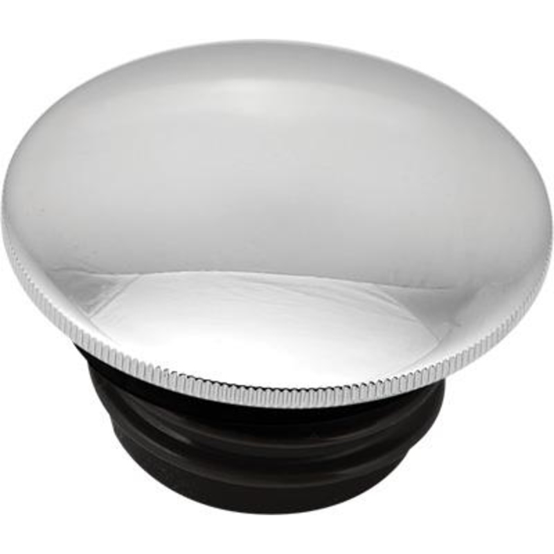 HardDrive Screw in Smooth Non-Vented Gas Cap – Chrome 03-0316A-B
