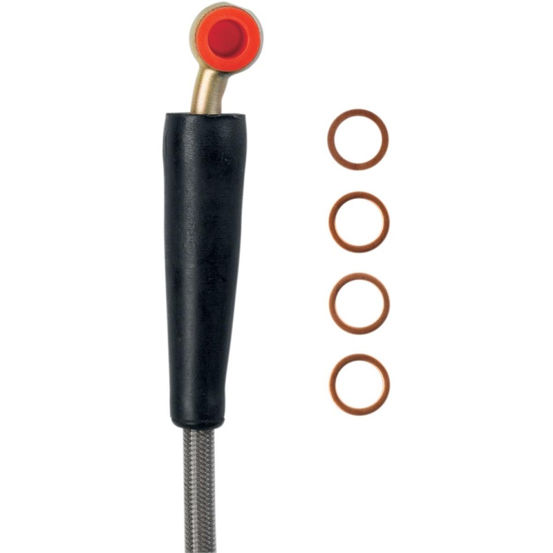 Moose Racing Stainless Steel Braided Brake Line S01-2-035/P