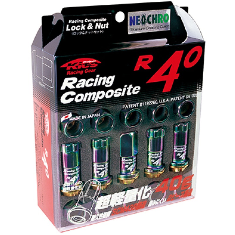 Project Kics 12×1.50 R40 Lug Nuts – Neo Chrome (20 Pcs)