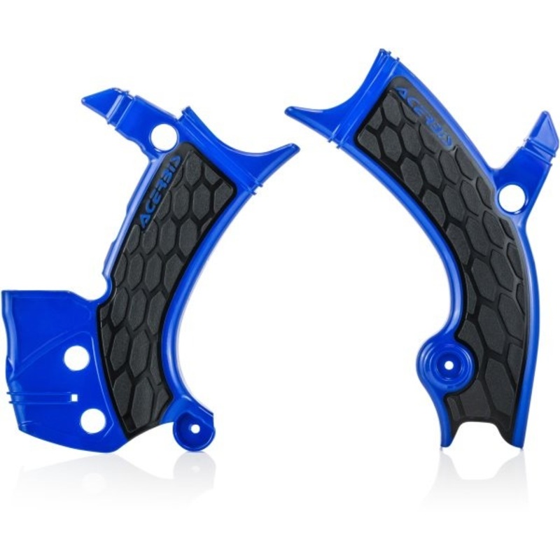 ACERBIS X-GRIP FRAME GUARDS (BLUE-BLACK) – YZ250F/YZ450F