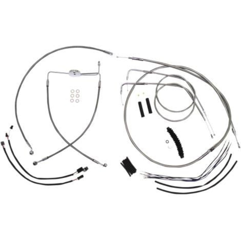 Magnum Stainless Steel XR Handlebar Installation Kit for 12-14in. Ape 589841