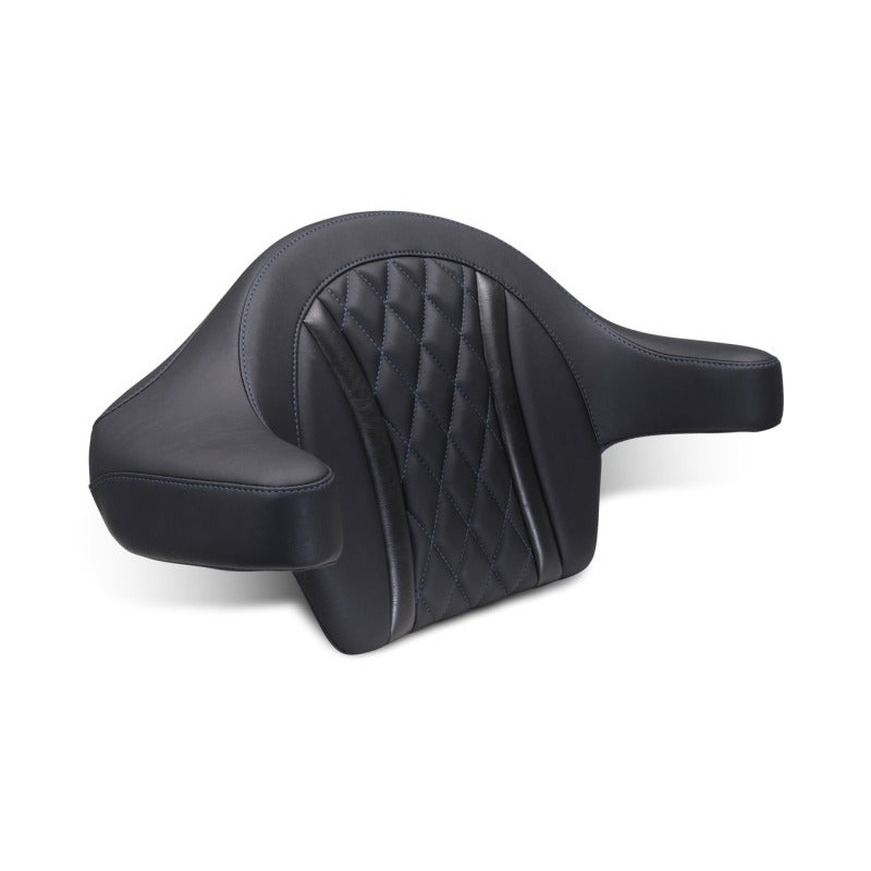 Mustang 23-25 Harley CVO Road Glide (ST) Deluxe Diamond Ext Arm Wrap-around Backrest Black