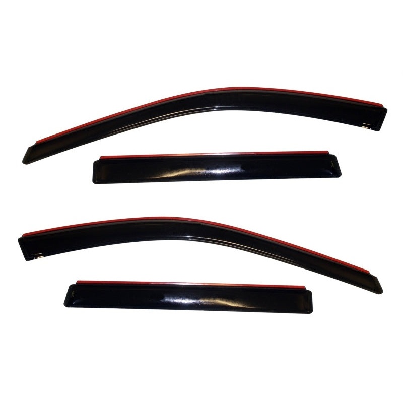 AVS 11-18 Jeep Grand Cherokee (Not L Model) Ventvisor In-Chnl FRT & RR Window Deflectors 4pc – Smk