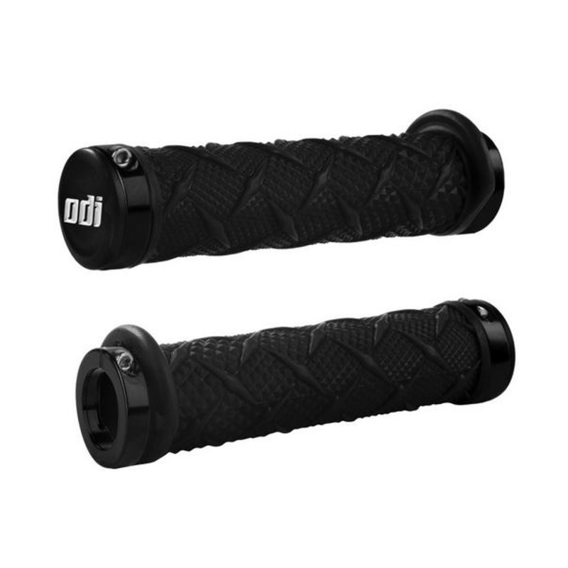ODI ATV Xtreme Lock-On Grips – Black – Black Clamp J30XTB-B
