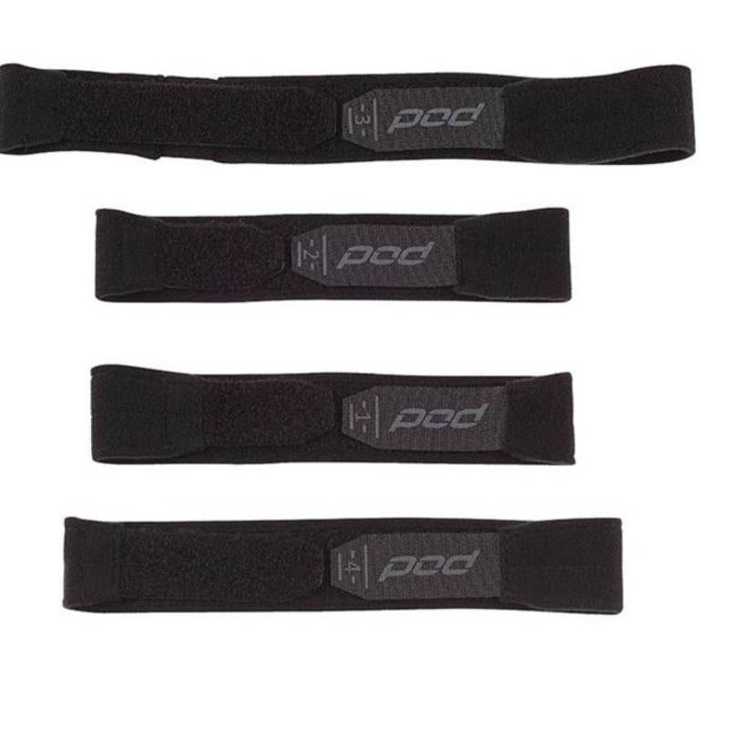 POD KX Strap Set – Bilateral – XS/SM – Black/Gray KP330-014-XS/SM