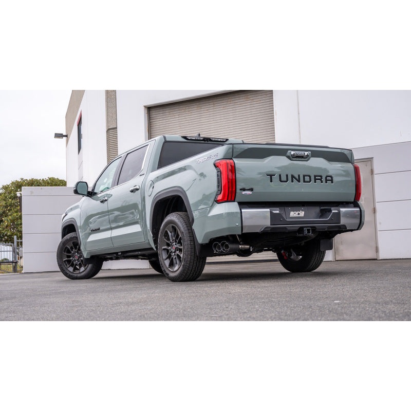 Borla 22-24 Toyota Tundra 3.4L V6 (Inc. Hyb.) Ext. Cab/STD Bed/145.7in WB ATAK Cat-Back – Carbon