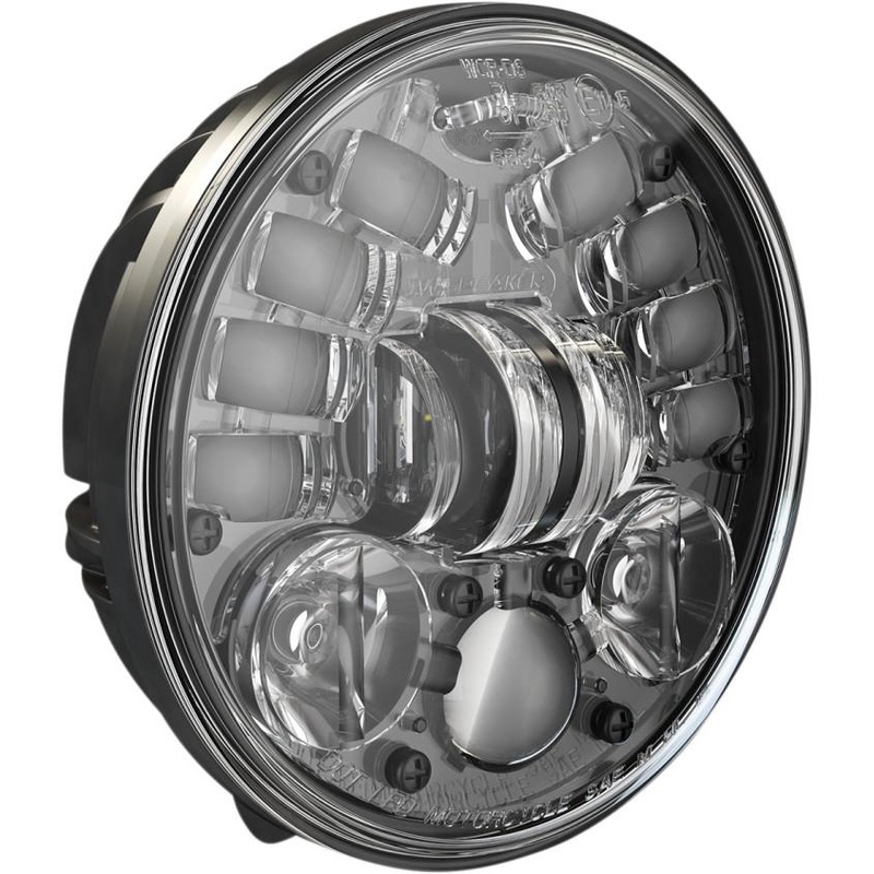 J.W. Speaker 5.75in. 8691 Pedestal Mount LED Adaptive 2 Headlight – Black 0555111