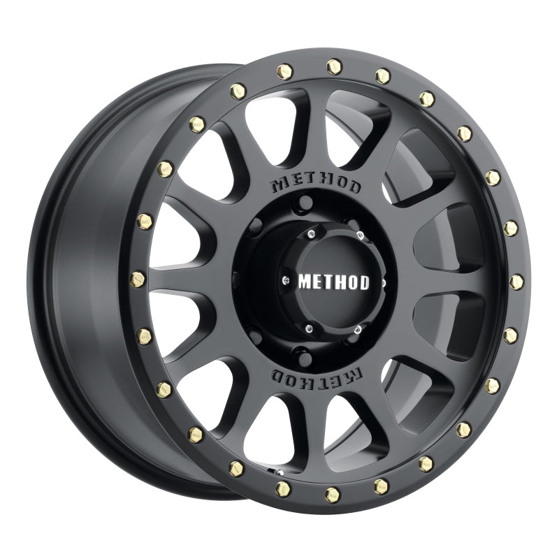 Method MR305 NV 18×9 +18mm Offset 8×6.5 130.81mm CB Matte Black Wheel