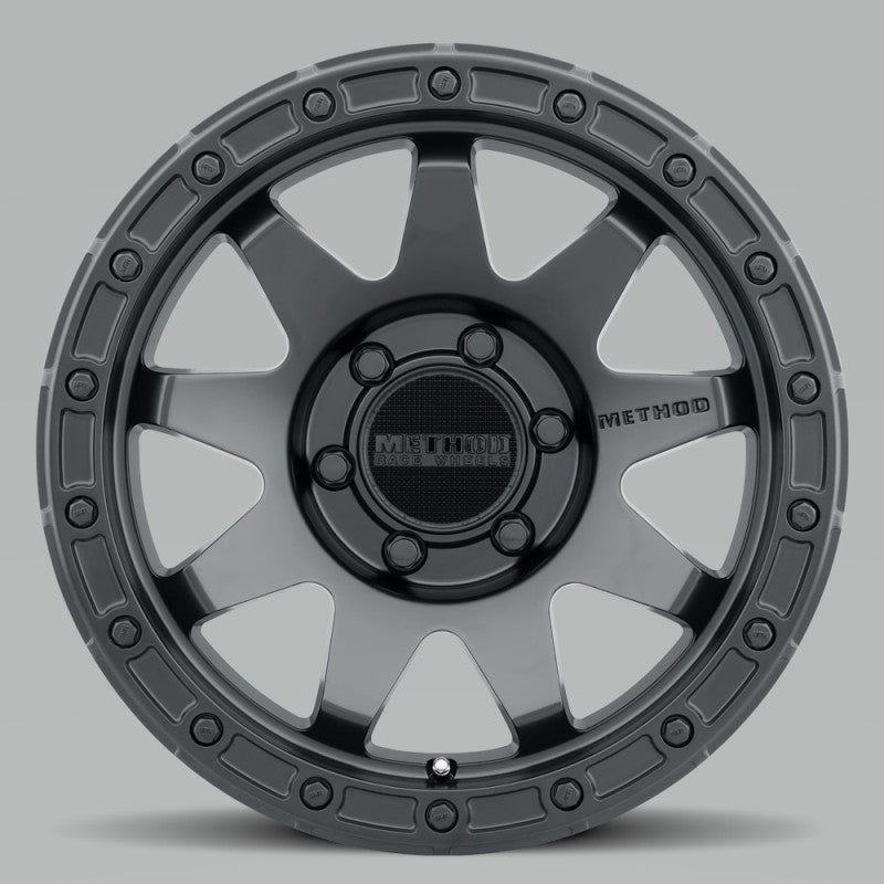 Method MR317 17×8.5 0mm Offset 6×5.5 106.25mm CB Matte Black Wheel