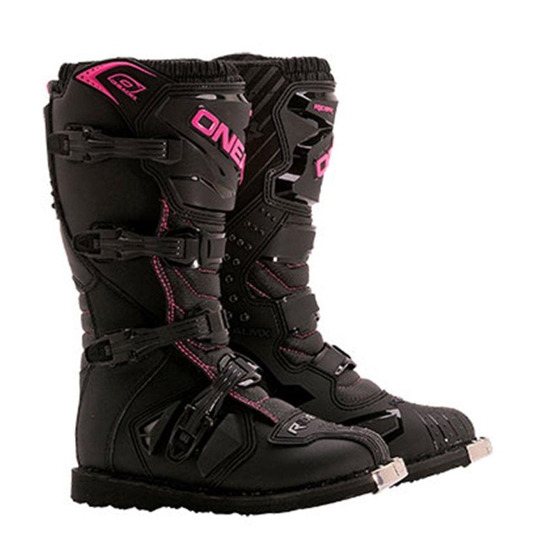 ONEAL RIDER YOUTH BOOTS – BLACK/PINK 1
