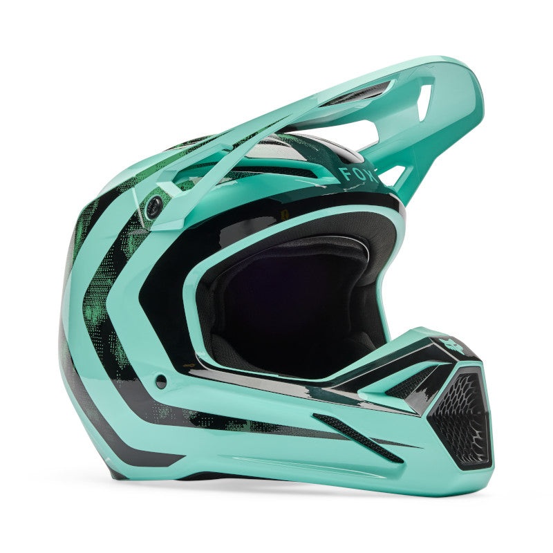 FOX 2026 YOUTH V1 KAIROS HELMET – TURQUOISE S