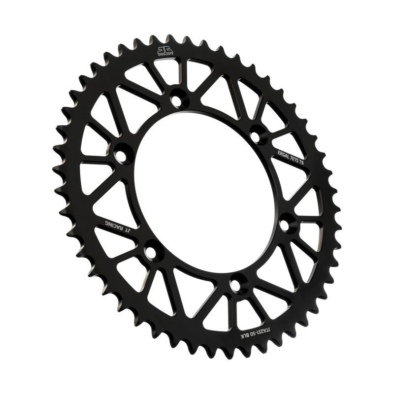 JT Sprockets Racelite Aluminium Rear Sprocket – 50T JTA251.50BLK