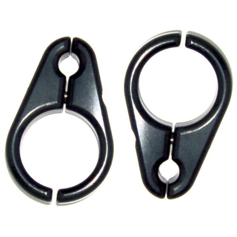 ModQuad 3/4in. Biillet Brake Line Clamps – Black Anodized – 5/16in. BLC-1BLK