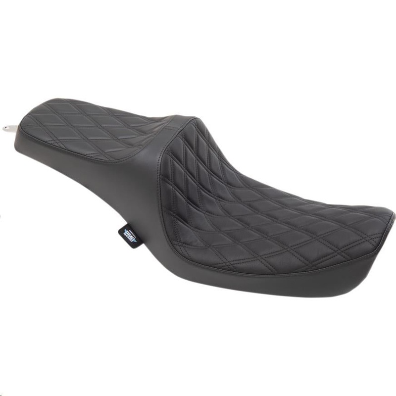 Drag Specialties Predator III Seat – Double Diamond – Black Thread 0803-0652