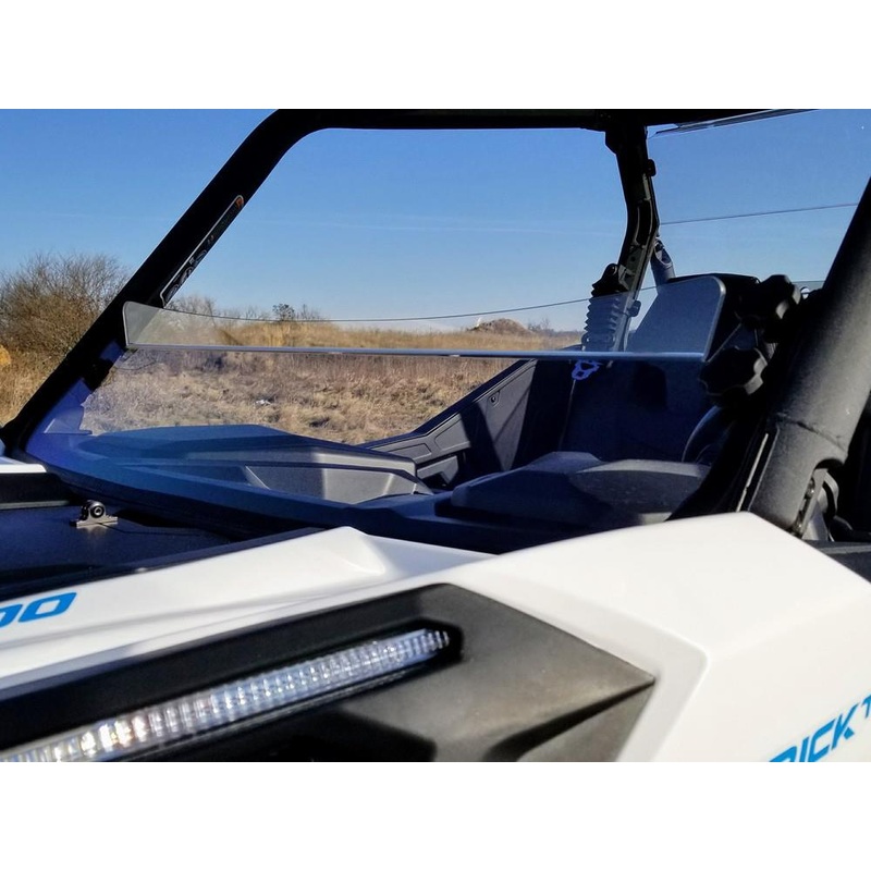 Spike Powersports Half Windscreen – Clear 77-2650