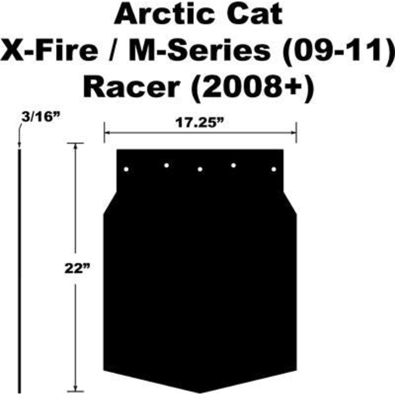 Proven Design Products Snow Flap SF-209MSPB