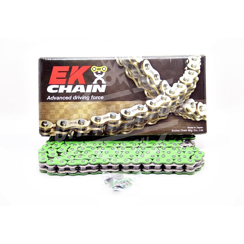 EK Chains 520 x 120 Links MVXZ2 Series Xring Sealed Green Drive Chain