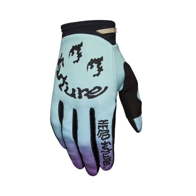 FOX  180 HELLO FUTURE GLOVES – LIGHT BLUE S