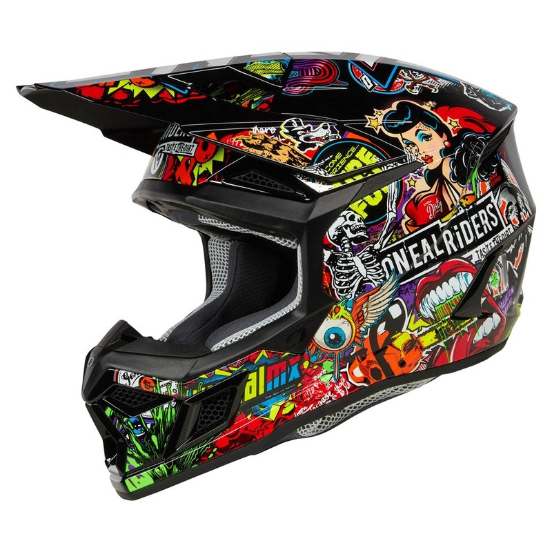 ONEAL 2025 3SRS CRANK HELMET – MATTE MULTI XS