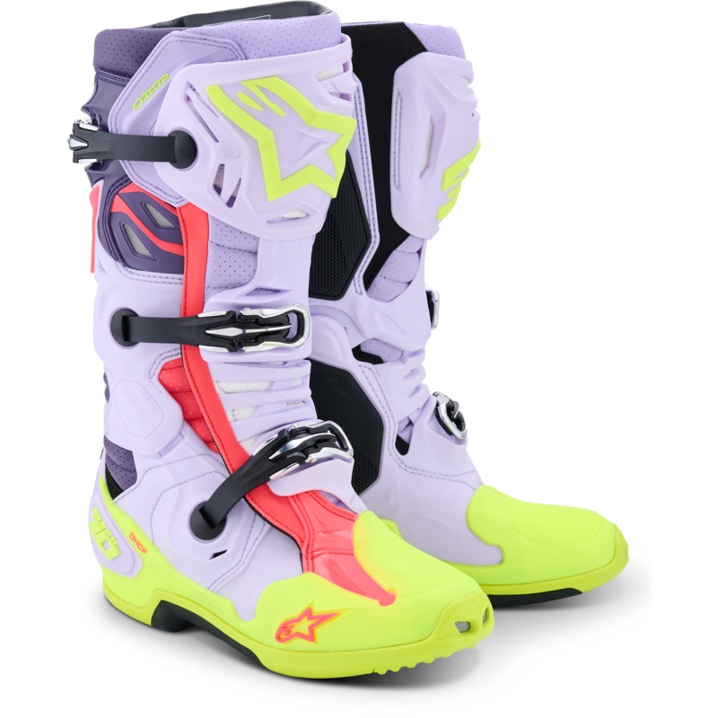 alpine star 482-0016012 Tech 10 Supervented Purp/Ylw Fluo/Diva Pink 12
